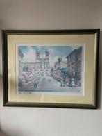 Aquarel schilderij, Antiek en Kunst, Kunst | Schilderijen | Klassiek, Ophalen of Verzenden