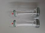 2 Heineken Bierglazen, Verzamelen, Ophalen of Verzenden, Zo goed als nieuw, Bierglas