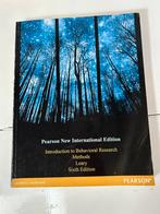 Introduction in behavioral research methods Leary, Ophalen of Verzenden, Gelezen, Leary