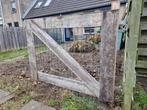 2 Houten poorten in goede staat!, Tuin en Terras, Tuinpoorten, Ophalen, Gebruikt, 100 tot 150 cm, 100 tot 150 cm