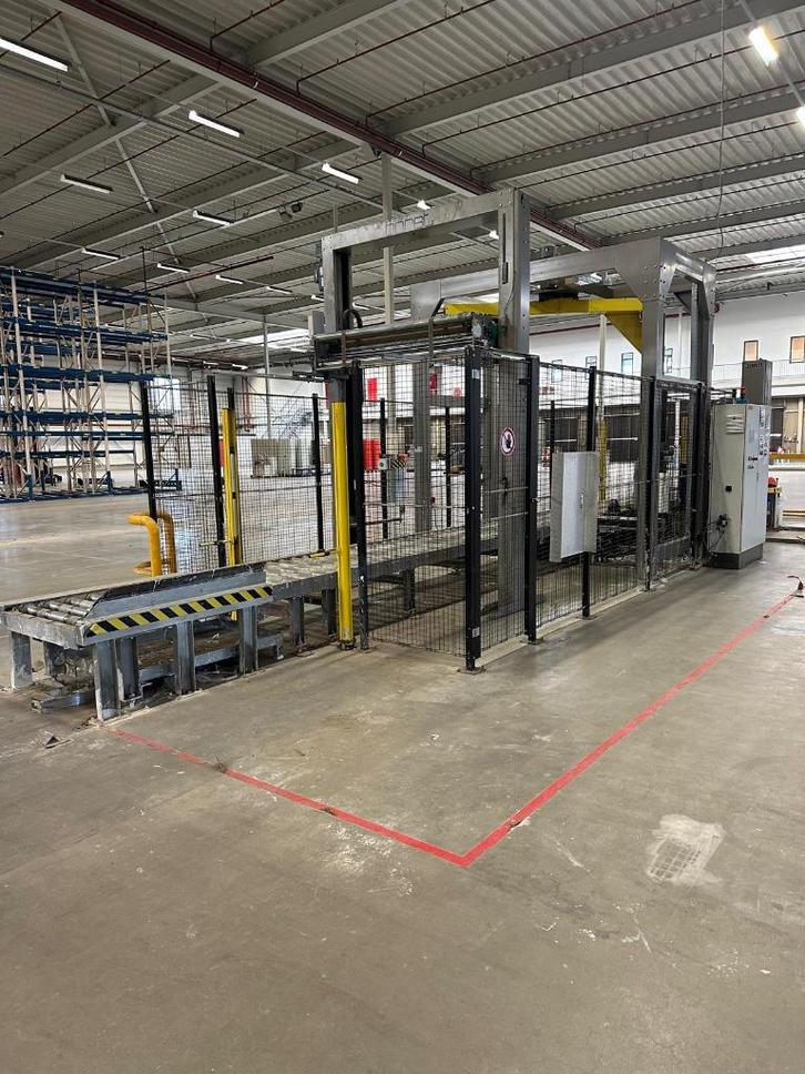 Volautomatische Palletwikkelaar met Rollenbaan – Siemens, Zakelijke goederen, Machines en Bouw | Industrie en Techniek, Ophalen