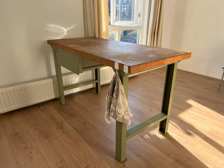 Werkbank met lade - BOTT, Doe-het-zelf en Verbouw, Werkbanken, Gebruikt, 120 tot 170 cm, Ophalen