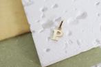 Gouden Hanger Letter P | 14 Karaat, Overige voorstellingen, Ophalen of Verzenden, Zo goed als nieuw, Goud