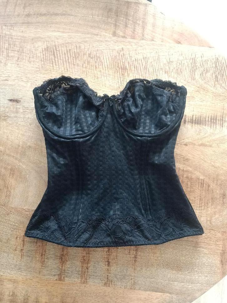 Prima donna bustier korset 75 F ZGAN zwart 75F madison, Kleding | Dames, Ondergoed en Lingerie, Body of Korset, Zwart, Ophalen of Verzenden