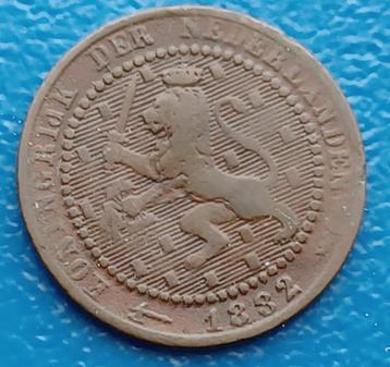 1 cent 1882 - Willem III  beschikbaar voor biedingen