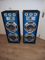 Skytec 2x15" luidsprekers 1000Watt, Gebruikt, 120 watt of meer, Front, Rear of Stereo speakers, Ophalen