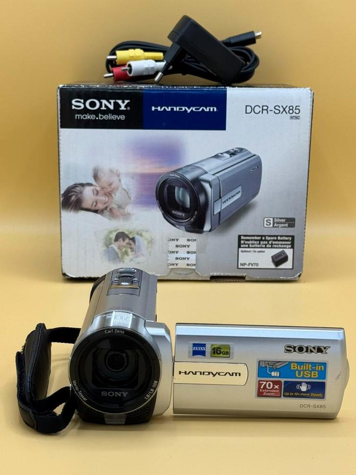 Sony DCR-SX85 Handycam Digitale Videocamera 16GB Camcorder, Audio, Tv en Foto, Videocamera's Digitaal, Zo goed als nieuw, Band, Disc of Geheugen