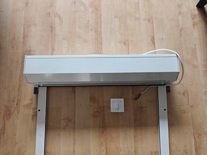 Elektrisch rolluik - 9010, Doe-het-zelf en Verbouw, Rolluiken, Zo goed als nieuw, 150 tot 200 cm, 100 tot 150 cm, Wit, Elektrische bediening