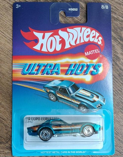 Hot Wheels '69 Copo Corvette - Ultra Hots 1/64, Hobby en Vrije tijd, Modelauto's | Overige schalen, Nieuw, Auto, Ophalen of Verzenden