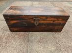 Vintage houten gereedschapskist, Huis en Inrichting, Minder dan 50 cm, Gebruikt, 50 tot 100 cm, Teakhout