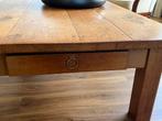 Eiken Salontafel met Lades, Ophalen, 100 tot 150 cm, Eikenhout, 50 tot 100 cm
