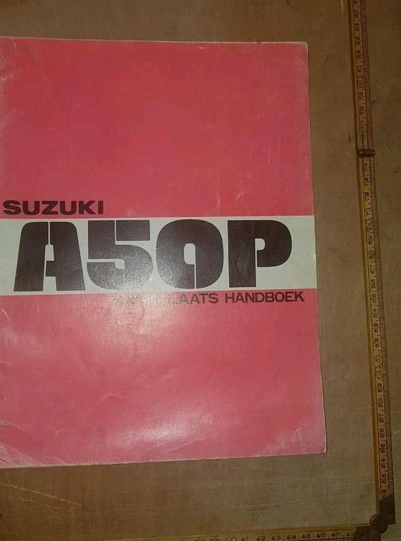 Suzuki A50p werkplaatshandboek, Fietsen en Brommers, Handleidingen en Instructieboekjes, Gebruikt, Ophalen of Verzenden
