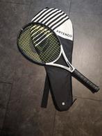 Tennisracket volwassenen TR190 Lite V2 met hoesje zwart wit, Ophalen of Verzenden, Zo goed als nieuw