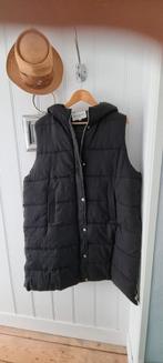 NIEUW ! 2xl 48 lange zwarte bodywarmer met capuchon Maat XL, Melya Melody, Zwart, Maat 46/48 (XL) of groter, Nieuw
