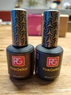 Setje pink gellac, Sieraden, Tassen en Uiterlijk, Uiterlijk | Cosmetica en Make-up, Ophalen of Verzenden, Zo goed als nieuw, Zwart