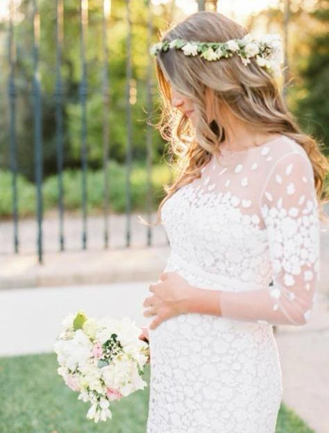 Zwanger? Zwangerschaps trouwjurk! Direct leverbaar!, Kleding | Dames, Trouwkleding en Trouwaccessoires, Zo goed als nieuw, Trouwjurk