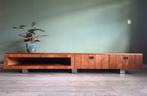 TV-meubel van massief mangohout – 240 cm breed, Ophalen, Zo goed als nieuw, 200 cm of meer, Minder dan 100 cm