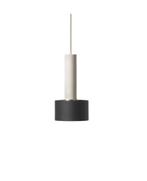 1 x Ferm Living Collect Disc Zwart High Hanglamp, Huis en Inrichting, Lampen | Hanglampen, Ophalen of Verzenden, Zo goed als nieuw