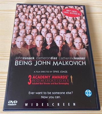 dvd Being John Malkovich met John Cusack (met inlay) beschikbaar voor biedingen