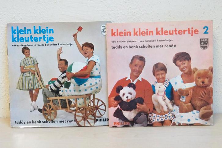 Klein klein kleutertje. Nr. 1+2. Kinderliedjes. Vintage 1961, Cd's en Dvd's, Vinyl | Kinderen en Jeugd, Gebruikt, Muziek, Tot 2 jaar