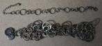 2x armband infinty oneindig rond ringen one dime dames pols, Ophalen of Verzenden, Zo goed als nieuw, Staal