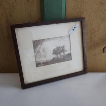Oude lijst afbeelding 21,5 x 18 cm Sakia Asselsestraat 137-2 beschikbaar voor biedingen