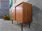 Mid Century Deens Design Lowboard Teak Dressoir Lage Kast 2, Huis en Inrichting, Kasten | Dressoirs, 100 tot 150 cm, Ophalen of Verzenden