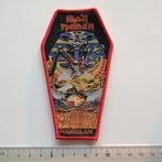 Iron Maiden zeer mooie Powerslave limited coffin patch 348, Verzenden, Nieuw, Kleding