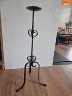 Smeedijzeren Kandelaar, Huis en Inrichting, Woonaccessoires | Kandelaars en Kaarsen, Ophalen, 50 tot 75 cm, Grijs, Zo goed als nieuw