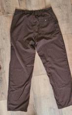 Bakkers Horeca Broek - Gestreept - Maat 54, Maat 52/54 (L), Bruin, Ophalen of Verzenden, Gedragen