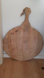 zeer    grote ronde houten  broodplank v, Antiek en Kunst, Ophalen