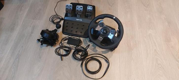 Gaming Stuur - Logitech G920 Driving Force + Shifter, Computers en Software, Joysticks, Zo goed als nieuw, Ophalen of Verzenden