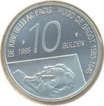 Nederland 10 gulden 1995 Hugo de groot, Zilver, Ophalen of Verzenden, 10 gulden, Koningin Beatrix