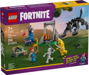 Nieuwe Lego Fortnite set 77075  Peely & Sparkplug's Camp beschikbaar voor biedingen