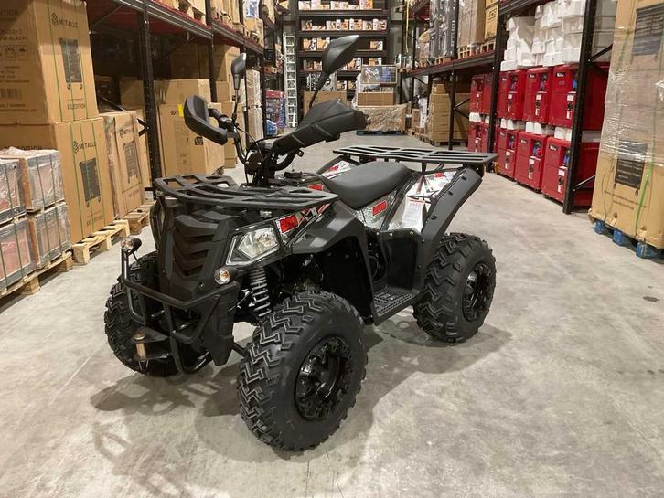 ATM T3B Commander 200cc Zwart Quad met kenteken wit, Motoren, Quads en Trikes