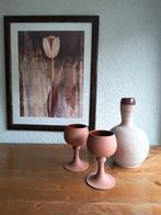 wijnkruik met 2 wijnbeker ( nieuw ), Antiek en Kunst, Antiek | Keramiek en Aardewerk, Ophalen of Verzenden