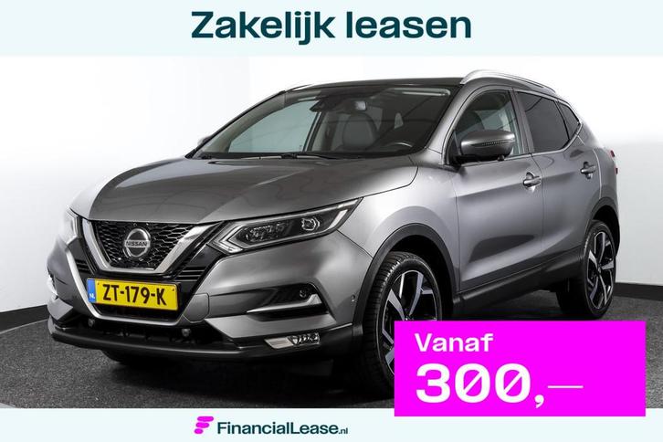 Nissan QASHQAI 1.3 DIG-T 160 PK Tekna Orig NL | Pano | Trekh, Auto's, Nissan, Bedrijf, Lease, Financial lease, Qashqai, 360° camera