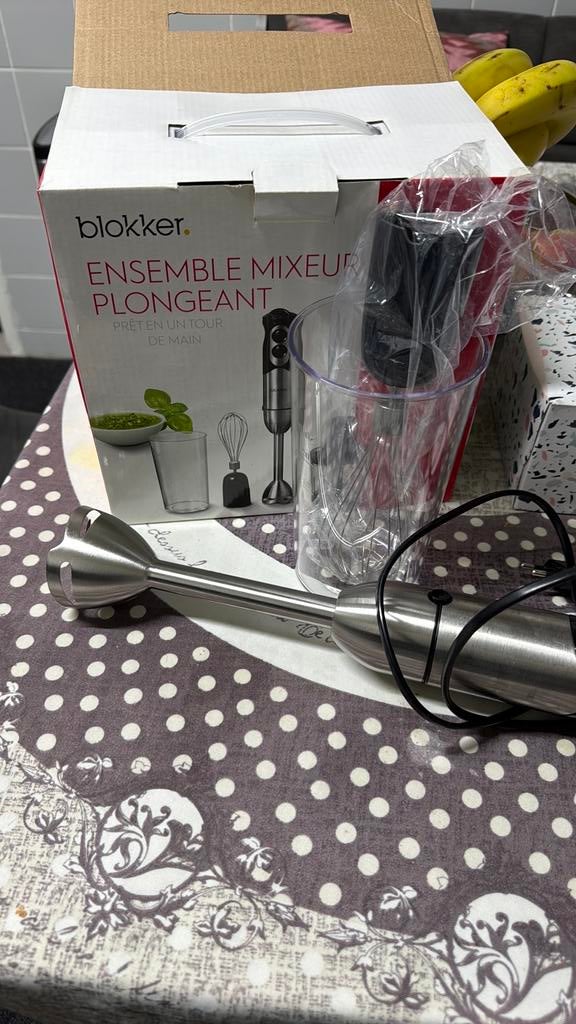 blokker. ENSEMBLE MIXEUR PLONGEANT, Huis en Inrichting, Keuken | Servies, Ophalen of Verzenden, Overige stijlen