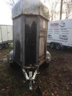 paardentrailer, Ophalen, Gebruikt, Hout, 1½-paards trailer
