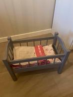 Houten poppenbedje, Ophalen, Zo goed als nieuw, Babypop