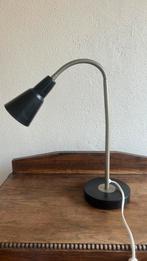 Ikea Kvart bureau/tafel lamp, zwart incl Led lampje, Huis en Inrichting, Ophalen of Verzenden, Zo goed als nieuw, Effen, Metaal