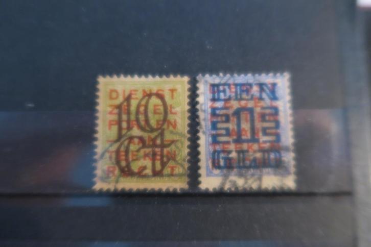 Nederland, NVPH 132/133 gestempeld, 10%, Postzegels en Munten, Postzegels | Nederland, Verzenden