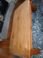 robuuste eiken salontafel, Ophalen, Gebruikt, 100 tot 150 cm, Eikenhout