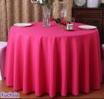 Tafelkleden fuschia/roze rond, Verzenden, Zo goed als nieuw, Rond