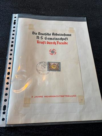 Affiche Deutsche Arbeitsfront Hitler ww2 oorlog beschikbaar voor biedingen