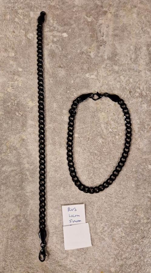 Armband., Sieraden, Tassen en Uiterlijk, Kettingen, Nieuw, Overige materialen, Zwart, Ophalen of Verzenden
