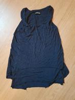 Donkerblauwe dubbellaags top, Kleding | Dames, Tops, Ophalen of Verzenden, Zo goed als nieuw, Blauw, Zonder mouw