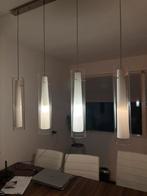 Moderne Hanglamp voor Eettafel, Ophalen of Verzenden, Gebruikt, Glas, Minder dan 50 cm