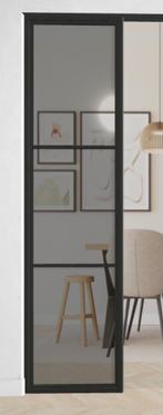 Taatsdeur met zijpanelen, glas in staal, Doe-het-zelf en Verbouw, Platen en Panelen, Ophalen, Nieuw, Overige materialen, Minder dan 20 mm