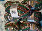 Aktiv sokkenwol kerst, Hobby en Vrije tijd, Ophalen of Verzenden, Nieuw, Breien of Haken, Wol of Garen